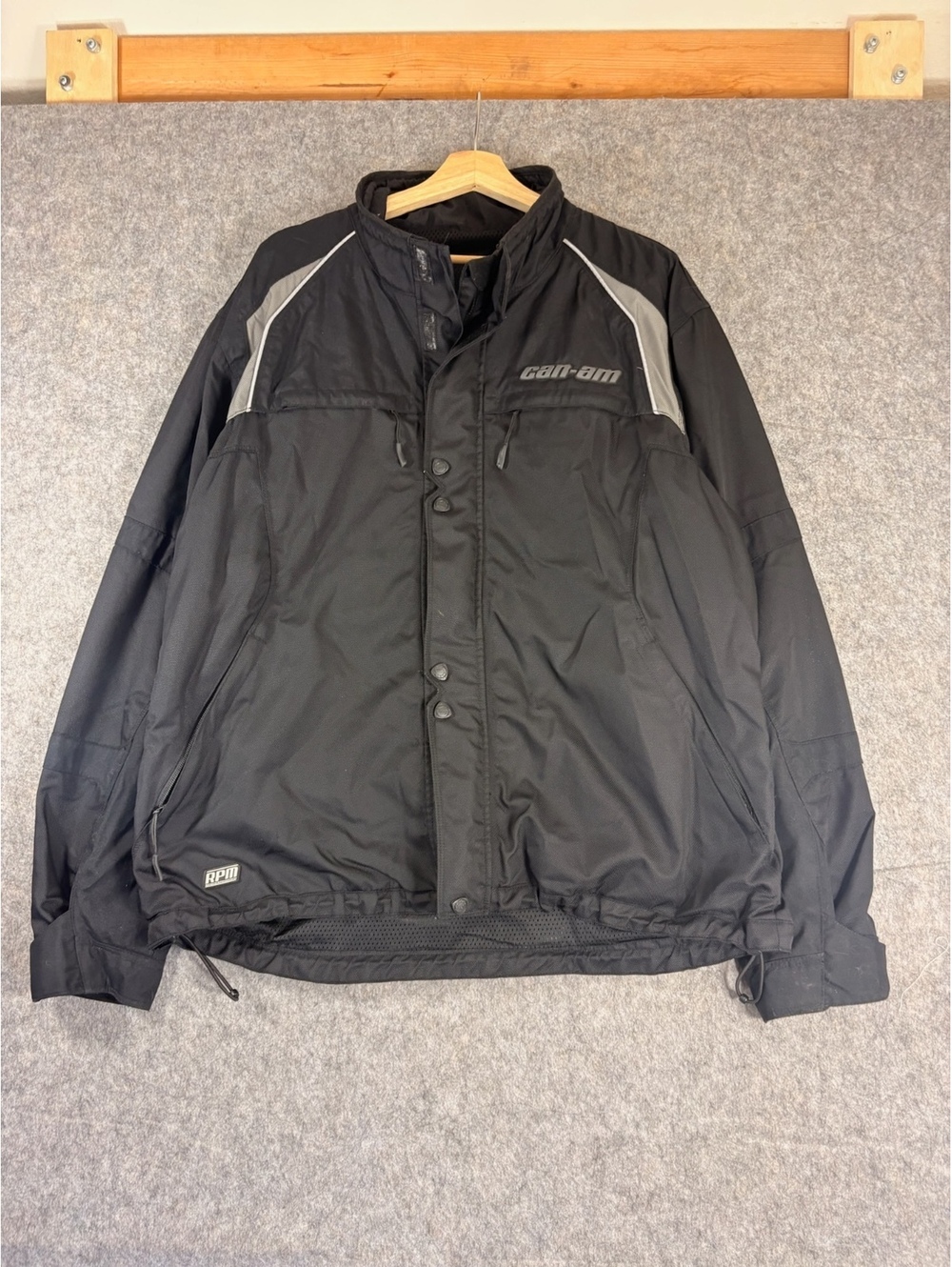 Can-Am Black Motorcycle Riding Jacket size xl